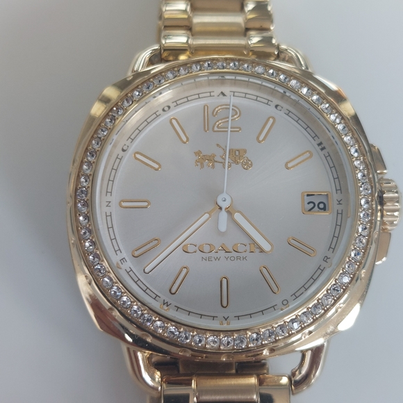 Coach Accessories - Coach Tatum Crystal Silver Dial Ladies Watch 14502589